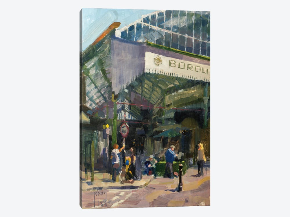 Borough Market (En Plein Air) by Alex Kelly 1-piece Canvas Art Print