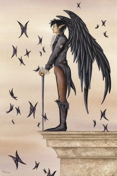 Rook by Amy Brown framed wall art