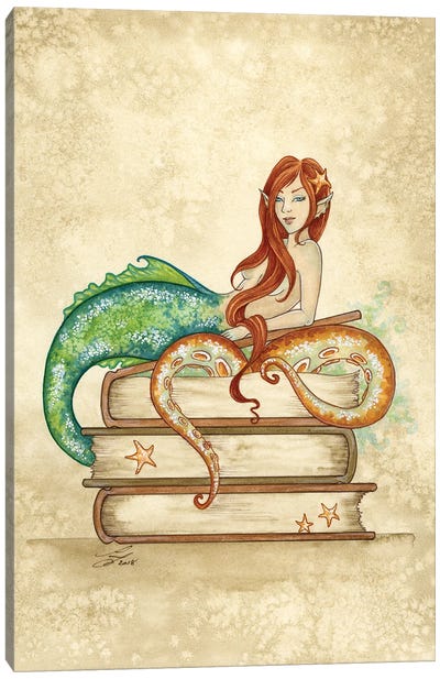 Tales Of The Sea Canvas Art Print - Starfish Art