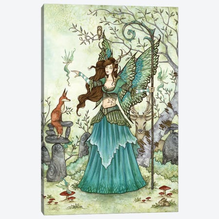 Woodland Gathering Canvas Print #AYB110} by Amy Brown Canvas Artwork