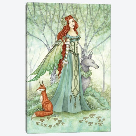 Woodland Guardians Canvas Print #AYB111} by Amy Brown Canvas Artwork