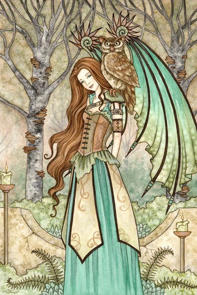 Goth Art: Garden Of Wisdom by Amy Brown