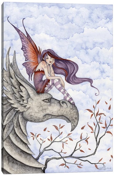 Gryphons Perch Canvas Art Print - Amy Brown