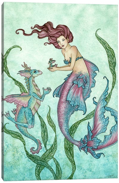 Gift From The Sea Canvas Art Print - Amy Brown