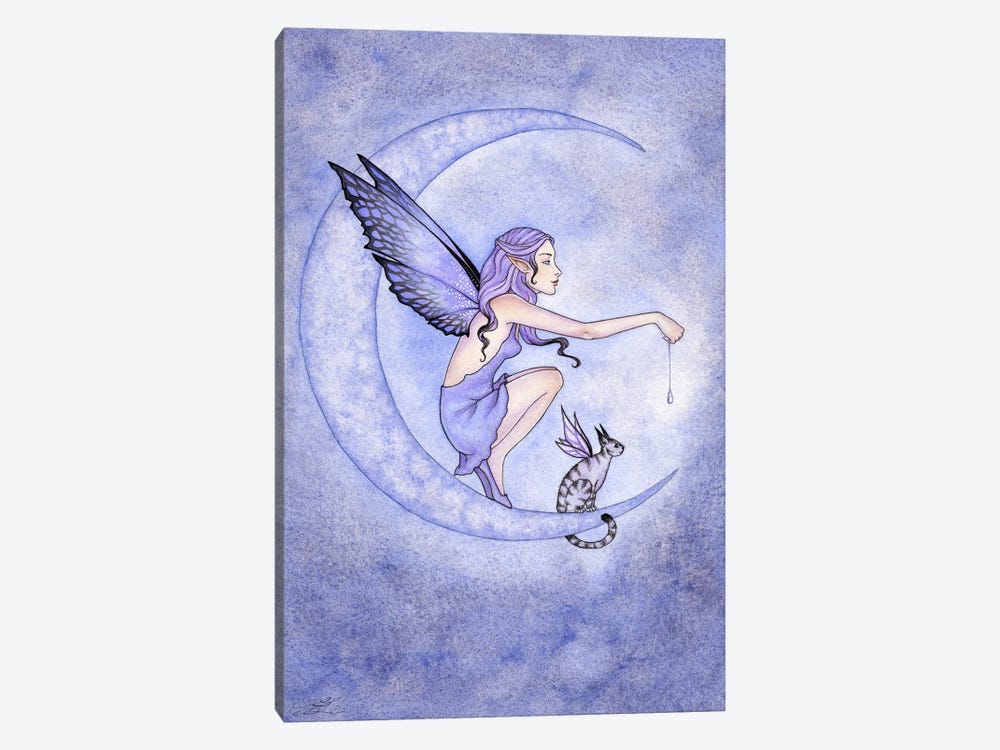 Once In A Blue Moon by Amy Brown 1-piece Canvas Artwork