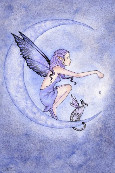 Goth Art: Once In A Blue Moon by Amy Brown