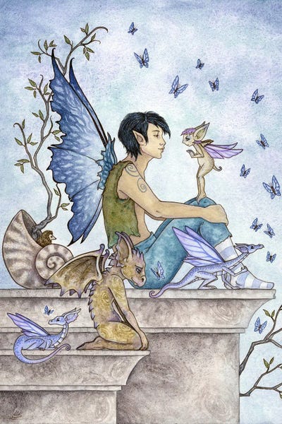 Goth Art: The Hangout by Amy Brown