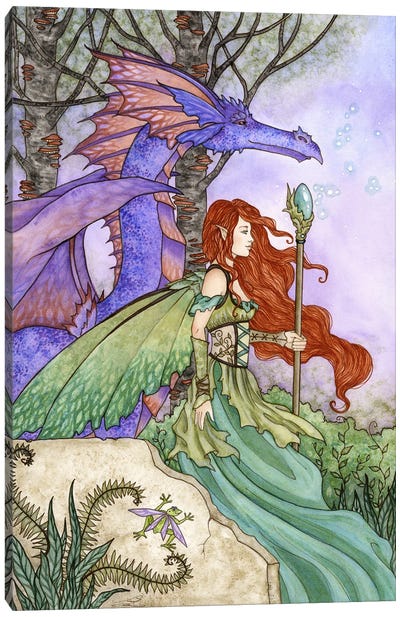 The Journey Canvas Art Print - Fairy Art