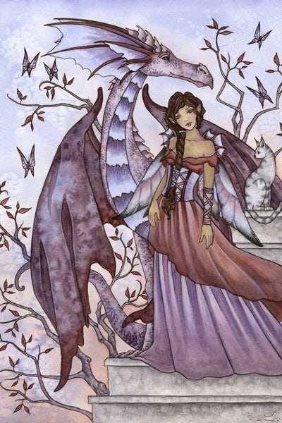 Goth Art: Visiting The Butterflies by Amy Brown