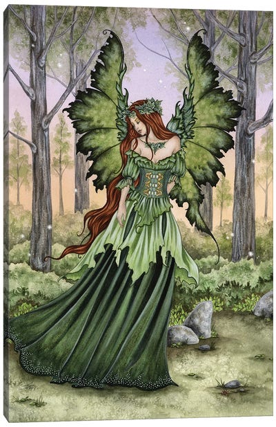 Lady Of The Forest Canvas Art Print - Mythical Creature Art