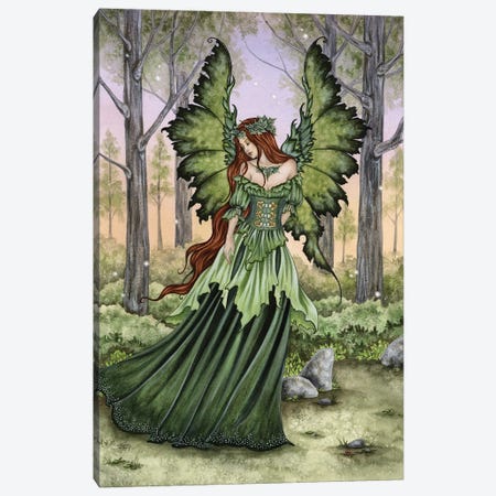 Lady Of The Forest Canvas Print #AYB14} by Amy Brown Canvas Wall Art