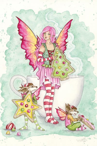 Naughty Or Nice: Fairies Love Cookies by Amy Brown