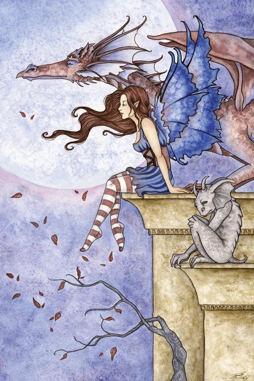 Night Winds by Amy Brown canvas print