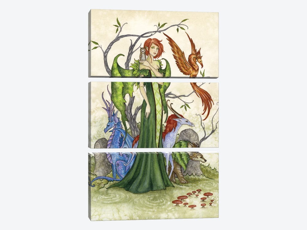 Menagerie by Amy Brown 3-piece Canvas Print