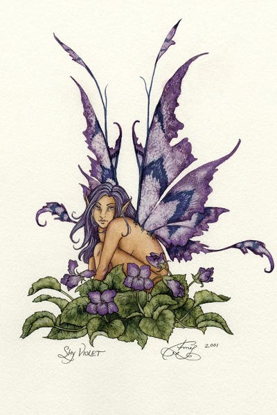 Fairies: Shy Violet by Amy Brown