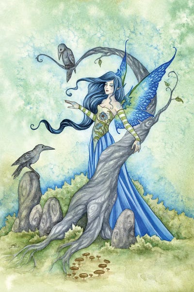 Crows: Morgan Le Fae by Amy Brown