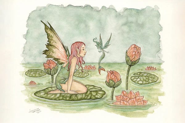 Mermaids: Water Lilies by Amy Brown