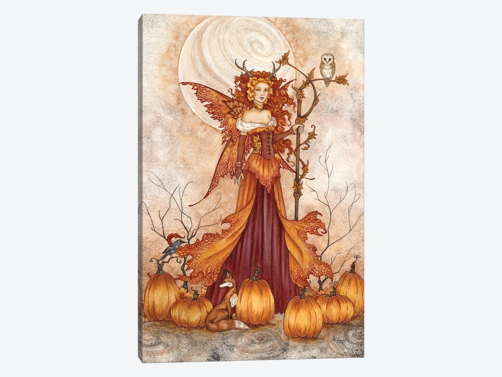 Pumpkin Queen by Amy Brown 1-piece Canvas Artwork