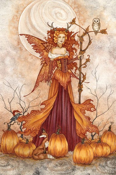 Kids Astronomy & Space Art: Pumpkin Queen by Amy Brown