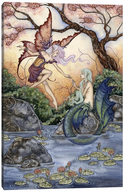 The Introduction Canvas Art Print - The Secret Lives of Fairies