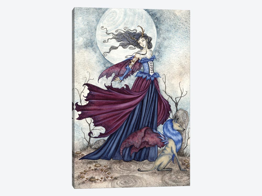 The Moon Is Calling by Amy Brown 1-piece Canvas Wall Art