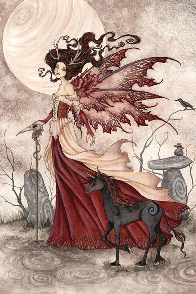 Kids Astronomy & Space Art: The Red Queen by Amy Brown