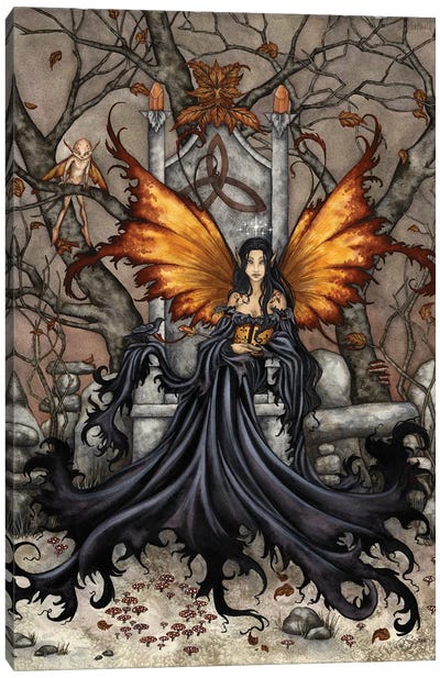 Queen Mab Canvas Art Print - Fairy Art