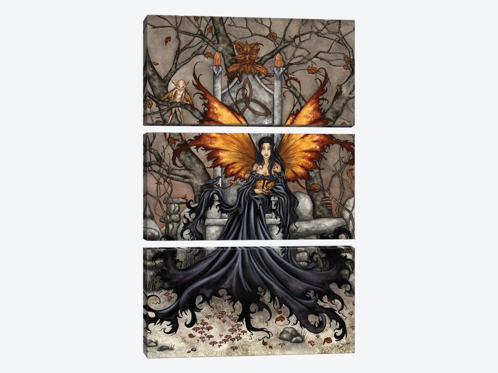 Queen Mab by Amy Brown 3-piece Canvas Art Print