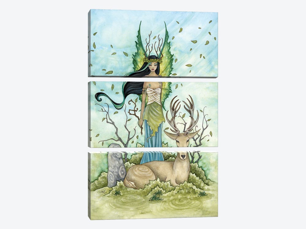 Stories On The Wind by Amy Brown 3-piece Canvas Wall Art