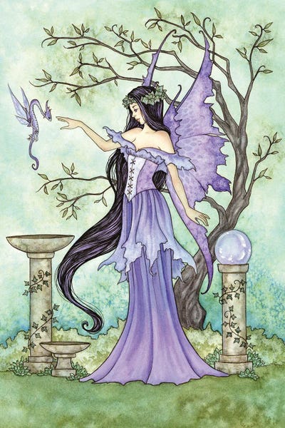 Fairies: Garden Greeting by Amy Brown