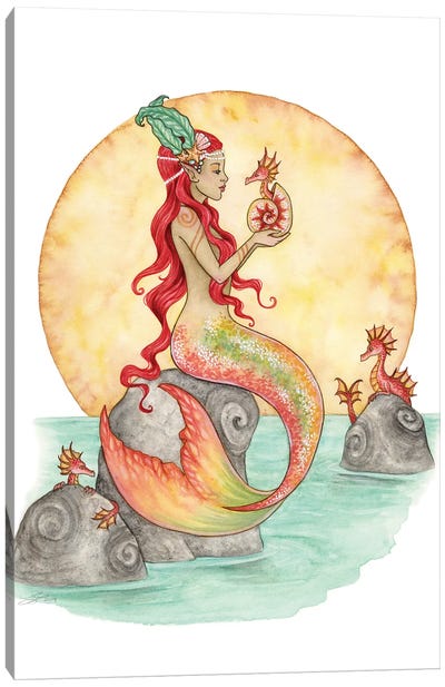 The Oracle Canvas Art Print - Seahorse Art