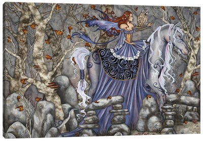 Enchanted Journey Canvas Art Print - Leaf Art
