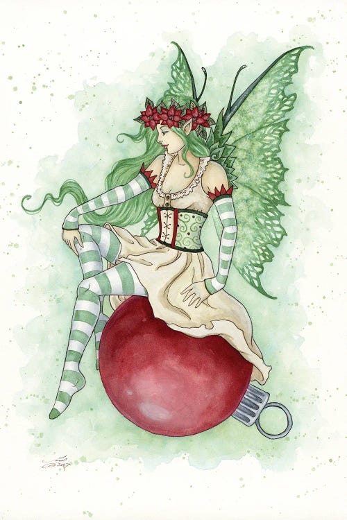 Christmas Fae I by Amy Brown wall art