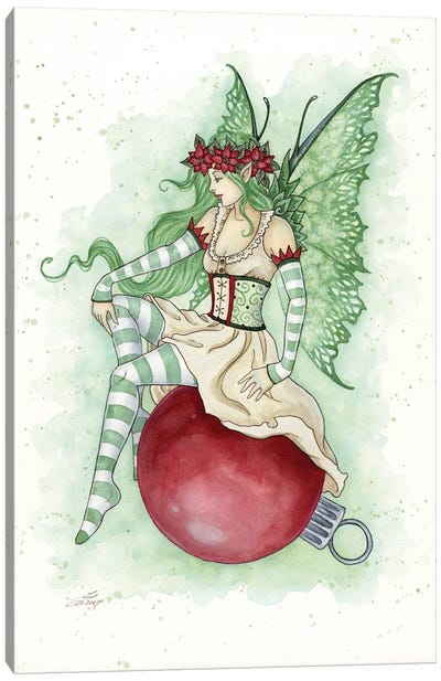 Christmas Fae I Canvas Art Print - Amy Brown