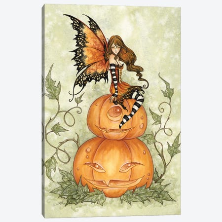 Halloween Fae Canvas Print #AYB66} by Amy Brown Canvas Art Print