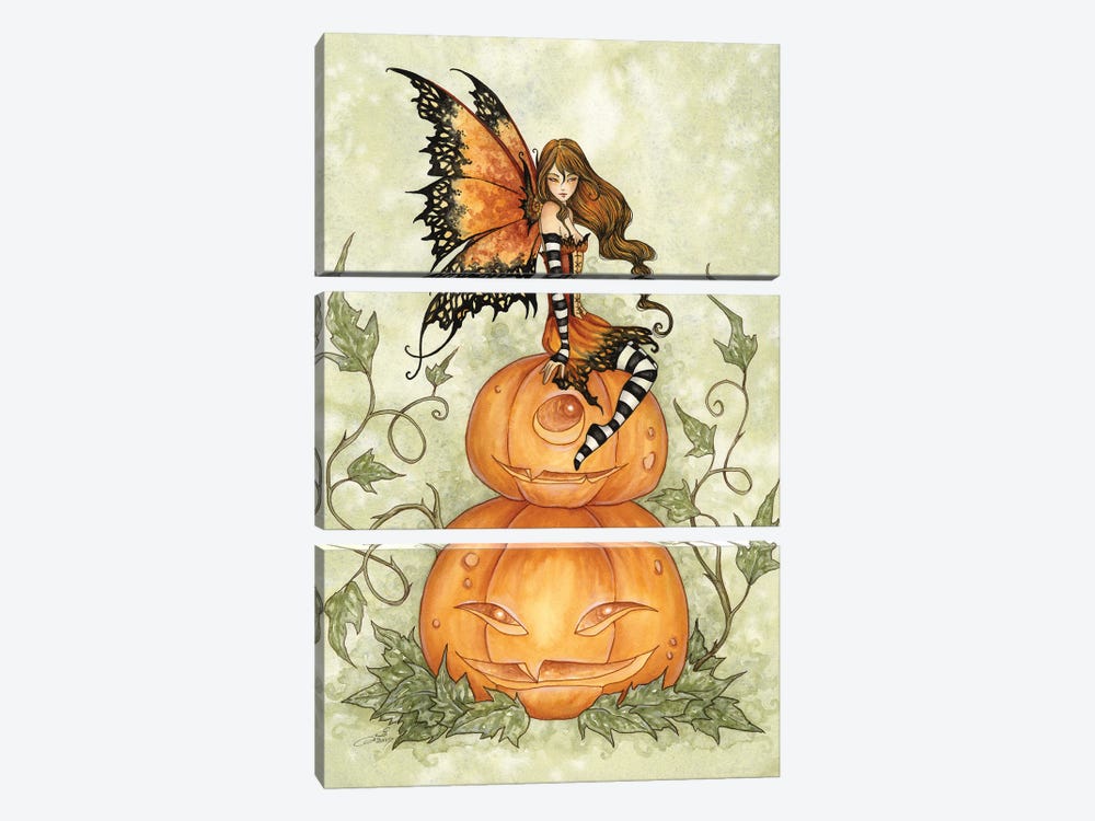 Halloween Fae by Amy Brown 3-piece Canvas Art