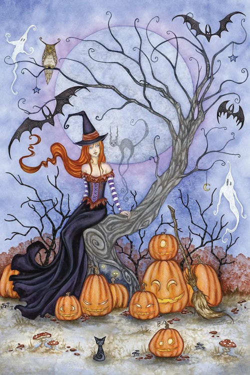 Halloween Tree by Amy Brown wall art