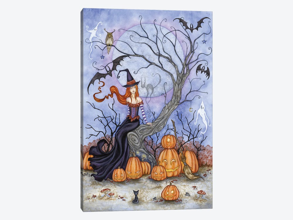 Halloween Tree by Amy Brown 1-piece Canvas Print