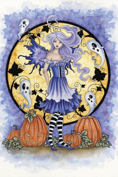 Haunted Pumpkin Patch by Amy Brown wall art
