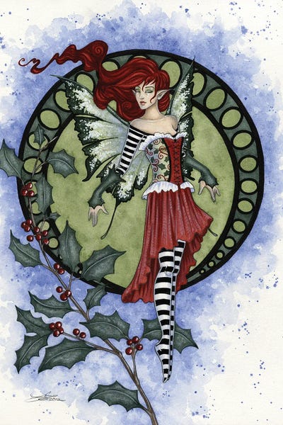 Holly by Amy Brown framed wall art