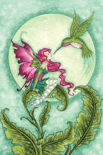 Kids Astronomy & Space Art: Flirting by Amy Brown