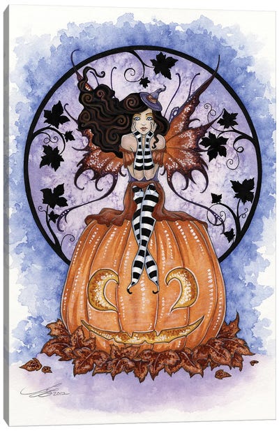 Is It Halloween Yet Canvas Art Print - Amy Brown