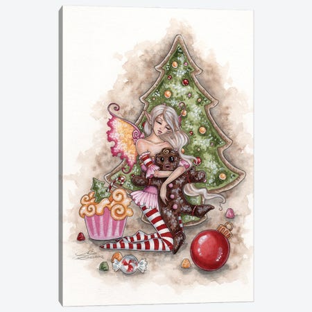 Twas The Night Before Christmas Canvas Print #AYB75} by Amy Brown Canvas Wall Art