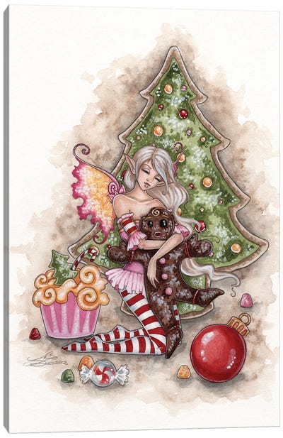 Twas The Night Before Christmas Canvas Art Print - Amy Brown
