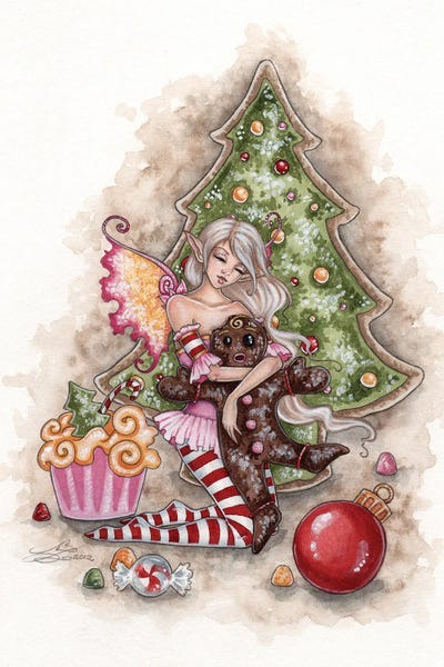 Naughty Or Nice: Twas The Night Before Christmas by Amy Brown
