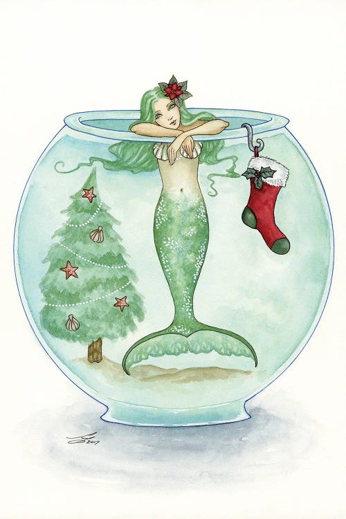Waiting For Santa by Amy Brown wall art