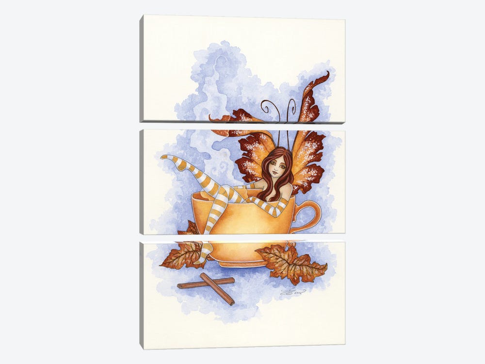 Autumn Comfort by Amy Brown 3-piece Canvas Art Print