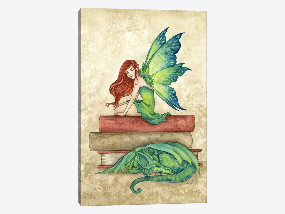 Bed Time Stories by Amy Brown 1-piece Canvas Wall Art