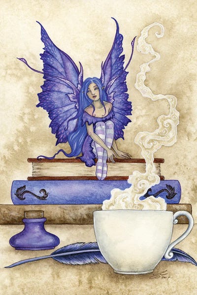 Reading Nook: Bookworm II by Amy Brown