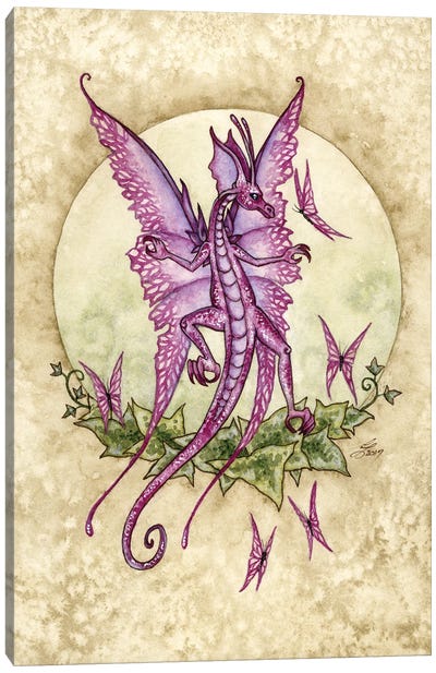 Dancing Dragon Canvas Art Print - Amy Brown